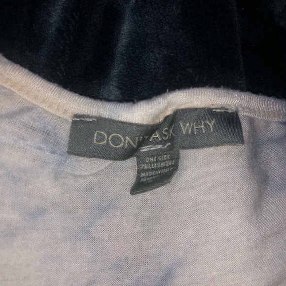 Laced up white/blue shirt - Picture 2 of 2